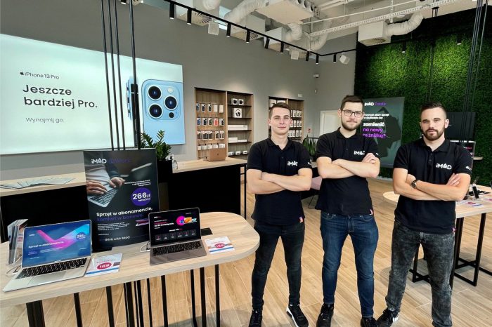 Wynajem smartfonu bez wychodzenia z domu. iMad wprowadza na rynek zupełnie nową usługę – najem sprzętu Apple w kanale online.